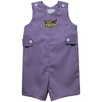 Infant Vive La Fete Purple Tennessee Tech Golden Eagles Gingham Jon Romper