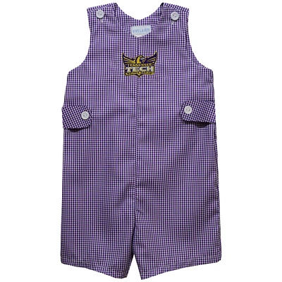 Infant Vive La Fete Purple Tennessee Tech Golden Eagles Gingham Jon Romper