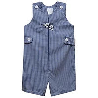 Infant Vive La Fete Blue Wisconsin Stout Devils Gingham Jon Romper