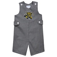 Infant Vive La Fete Black Wichita State Shockers Gingham Jon Romper