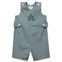 Toddler Vive La Fete Green Arkansas-Monticello Boll Weevils Gingham Jon Romper
