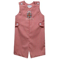Toddler Vive La Fete Cardinal Brown Bears Gingham Jon Romper