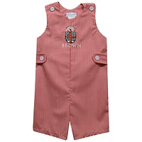 Toddler Vive La Fete Cardinal Brown Bears Gingham Jon Romper