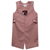 Toddler Vive La Fete Red Bridgewater State Bears Gingham Jon Romper