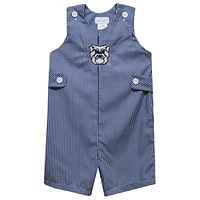 Toddler Vive La Fete Navy Butler Bulldogs Gingham Jon Romper