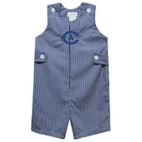 Toddler Vive La Fete Navy UC Davis Aggies Gingham Jon Romper