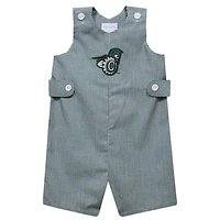 Toddler Vive La Fete Green Vermont State University Gingham Jon Romper