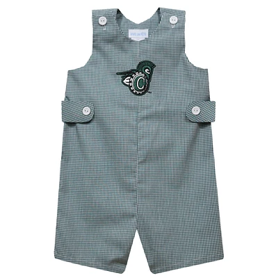 Toddler Vive La Fete Green Vermont State University Gingham Jon Romper