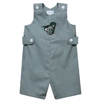 Toddler Vive La Fete Green Vermont State University Gingham Jon Romper