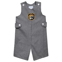 Toddler Vive La Fete Black Colorado College Tigers Gingham Jon Jon Romper