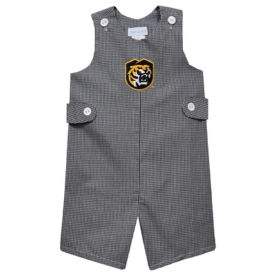 Toddler Vive La Fete Black Colorado College Tigers Gingham Jon Jon Romper
