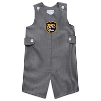 Toddler Vive La Fete Black Colorado College Tigers Gingham Jon Jon Romper