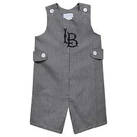 Toddler Vive La Fete Black Cal State Long Beach The Beach Gingham Jon Jon Romper