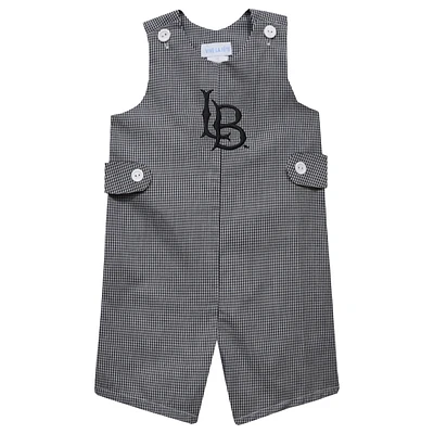 Toddler Vive La Fete Black Cal State Long Beach The Beach Gingham Jon Jon Romper
