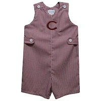 Toddler Vive La Fete Maroon Colgate Raiders Gingham Jon Romper