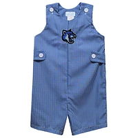 Toddler Vive La Fete Blue Cal State San Marcos Cougars Gingham Jon Romper