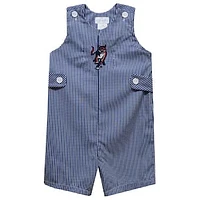 Toddler Vive La Fete Blue Columbus State Cougars Gingham Jon Romper