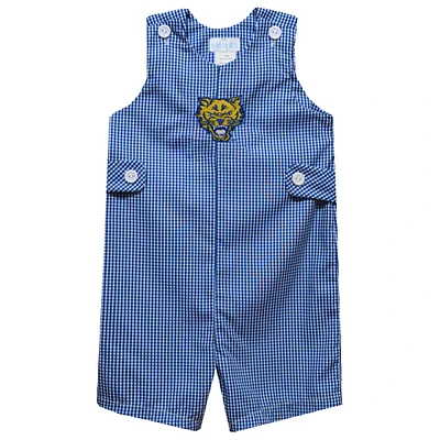 Toddler Vive La Fete Royal Fort Valley State Wildcats Gingham Jon Romper