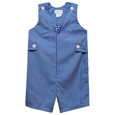 Toddler Vive La Fete Blue Georgia State Panthers Gingham Jon Romper