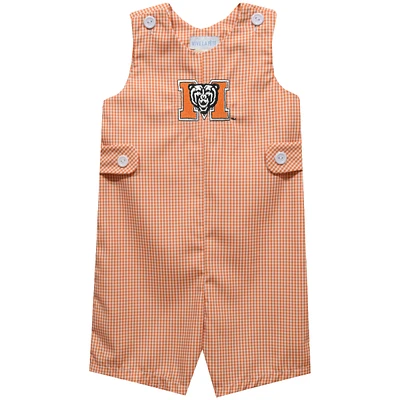 Toddler Vive La Fete Orange Mercer Bears Gingham Jon Romper