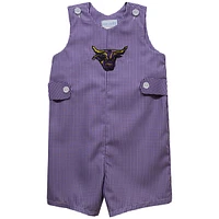 Toddler Vive La Fete Purple Minnesota State Mavericks Gingham Jon Romper