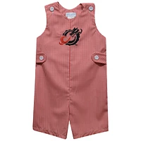 Toddler Vive La Fete Red Minnesota State Moorhead Dragons Gingham Jon Romper