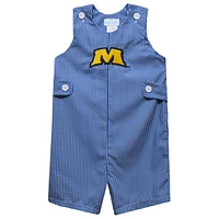 Toddler Vive La Fete Blue Morehead State Eagles Gingham Jon Romper