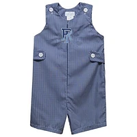 Toddler Vive La Fete Navy Rhode Island Rams Gingham Jon Romper