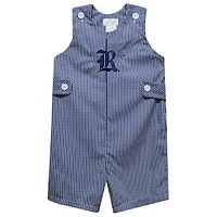 Toddler Vive La Fete Navy Rice Owls Gingham Jon Romper
