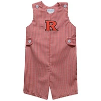 Toddler Vive La Fete Scarlet Rutgers Knights Gingham Jon Romper