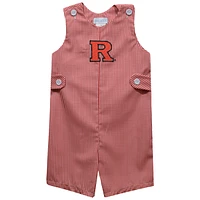 Toddler Vive La Fete Scarlet Rutgers Knights Gingham Jon Romper