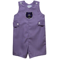 Toddler Vive La Fete Purple Central Arkansas Bears Gingham Jon Romper