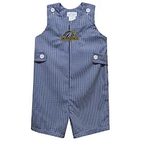 Toddler Vive La Fete Navy University of New Haven Chargers Gingham Jon Romper