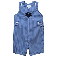 Toddler Vive La Fete Blue New Orleans Privateers Gingham Jon Romper