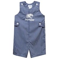 Toddler Vive La Fete Blue South Alabama Jaguars Gingham Jon Romper