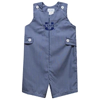 Toddler Vive La Fete Navy Utah State Aggies Gingham Jon Romper