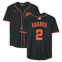 Willy Adames San Francisco Giants Autographed Black Nike Limited Jersey