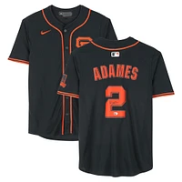 Willy Adames San Francisco Giants Autographed Black Nike Limited Jersey