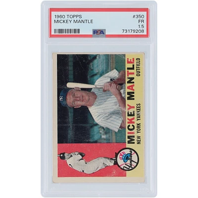 Mickey Mantle New York Yankees 1960 Topps #350 PSA Authenticated 1.5 Card