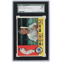 Mickey Mantle New York Yankees 1960 Topps #350 SGC Authenticated 4 Card