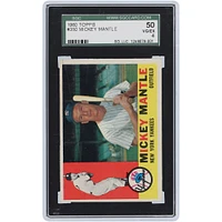 Mickey Mantle New York Yankees 1960 Topps #350 SGC Authenticated 4 Card