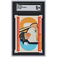 Mickey Mantle New York Yankees 1960 Topps All Star #563 SGC Authenticated 5 Card