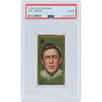 Joe Tinker Chicago Cubs 1911 T205 Gold Border #NNO PSA Authenticated 2 Card