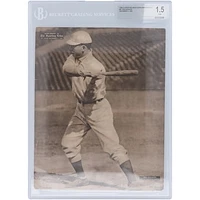 Tris Speaker Boston Red Sox 1909-13 Sporting News M101-2 #21 BGS Authenticated 1.5 Card