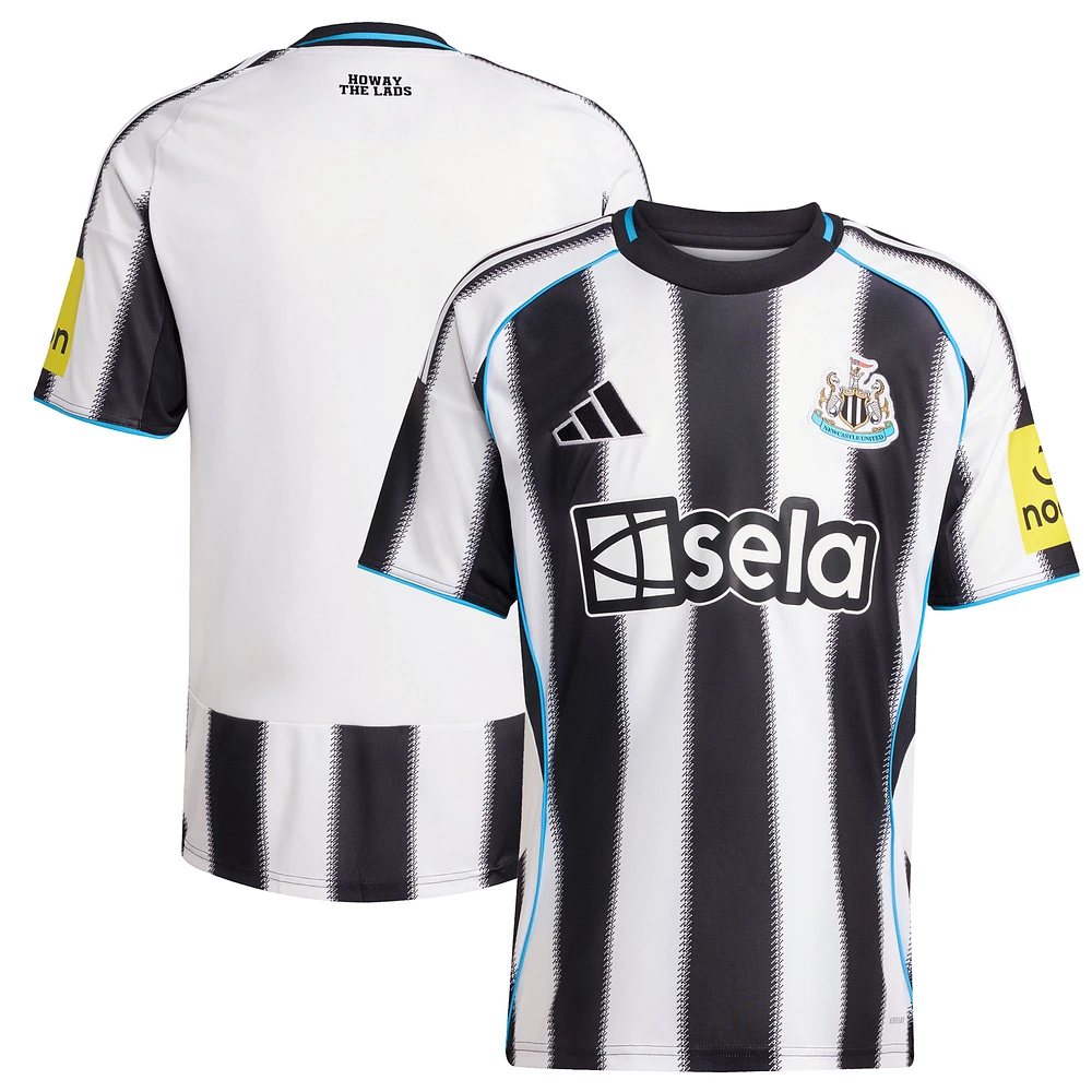 Men's adidas Black Newcastle United 2025/26 Home Replica Jersey