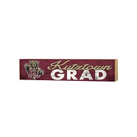 Kutztown Golden Bears 3" x 13" Grad Block Sign