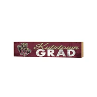 Kutztown Golden Bears 3" x 13" Grad Block Sign