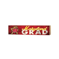 Maryland Terrapins 3" x 13" Grad Block Sign