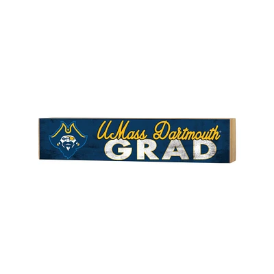 UMass Dartmouth Corsairs 3" x 13" Grad Block Sign