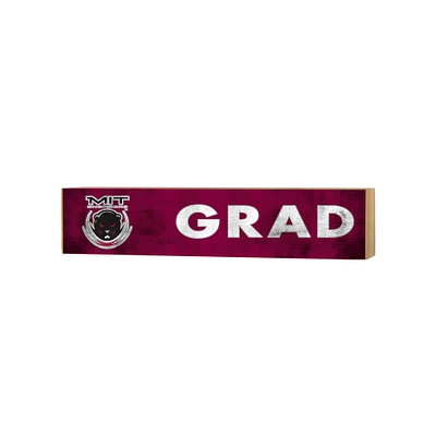 MIT Engineers 3" x 13" Grad Block Sign